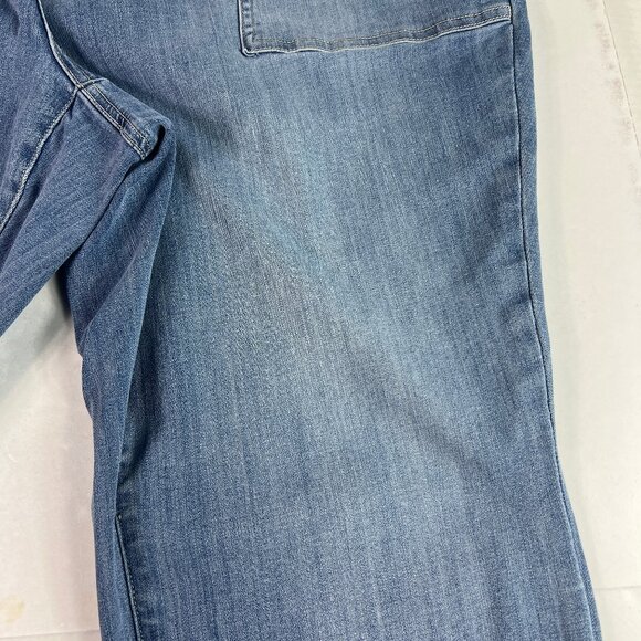 Judy Blue Jeans Women's Plus 42x29* Joggers Pull On High Rise Blue Denim Tag 24W - Picture 3 of 16